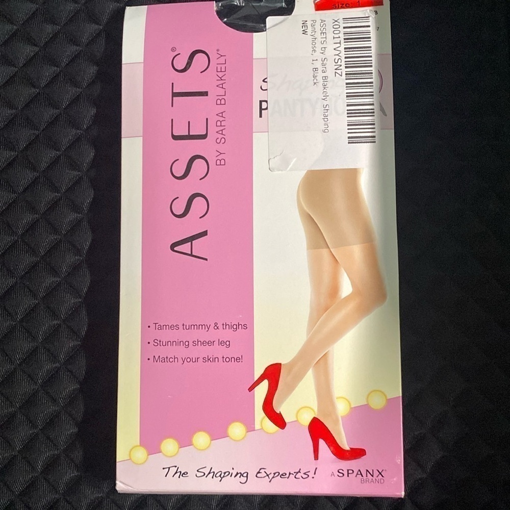 Spanx Assets Shaping Sheer Leg Pantyhose Size 1/XS